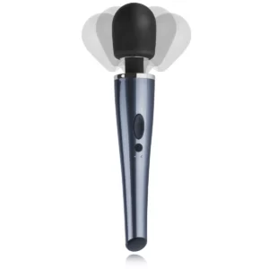 Wand vibrator met ronde kop en handvat op zachte ondergrond