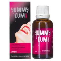 Yummy Cum druppels sperma verbeteraar van Cobeco Pharma met natuurlijke ingrediënten