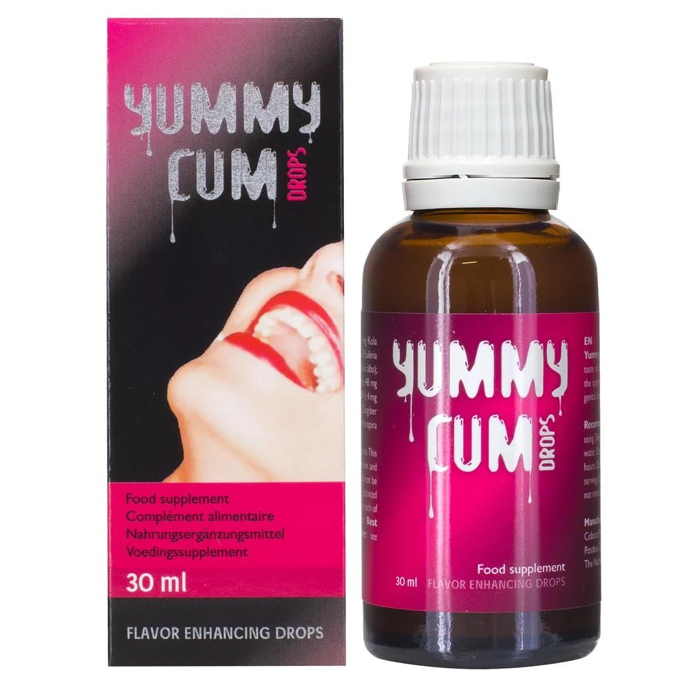Yummy Cum druppels sperma verbeteraar van Cobeco Pharma met natuurlijke ingrediënten