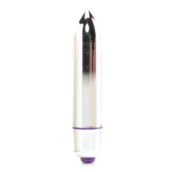 Zilveren bullet vibrator, mini-vibrator met sterke vibraties en stille motor