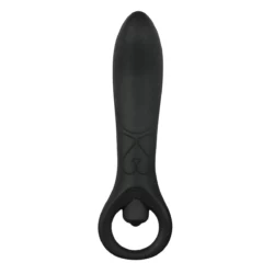 Zwarte anaal vibrator van Easytoys Anal Collection, 15,5 cm lang, van siliconen
