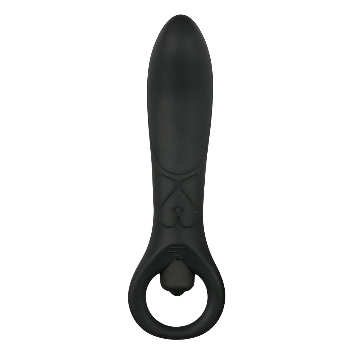 Zwarte anaal vibrator van Easytoys Anal Collection, 15,5 cm lang, van siliconen