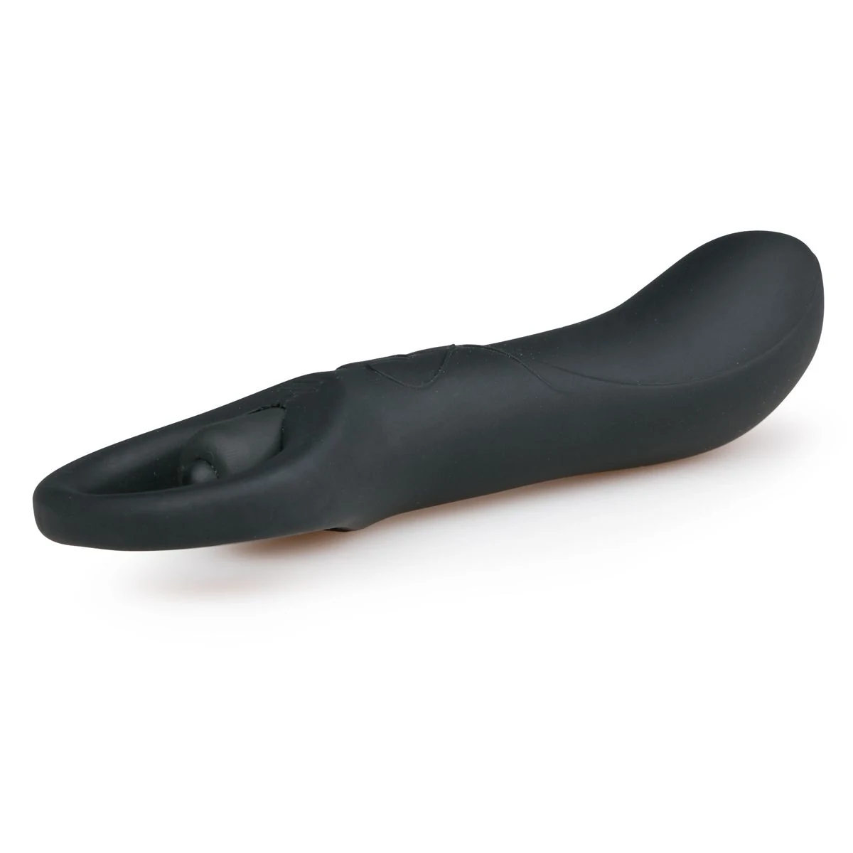Waterproof zwarte anaal vibrator van siliconen met 1 stand