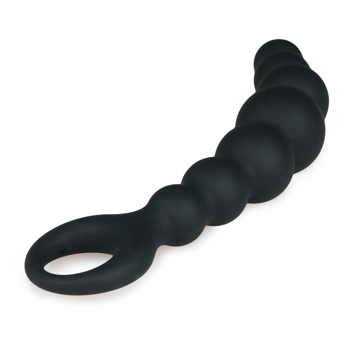 Zwarte anale plug voor anus- en prostaatstimulatie, 190 mm