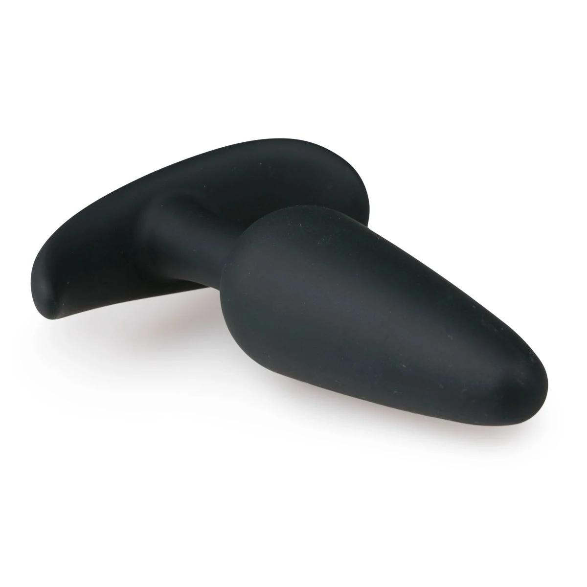 Easytoys Anal Collection zwarte buttplug met handvat en platte onderkant