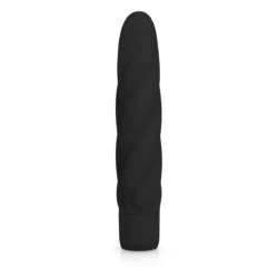 Zwarte siliconen vibrator van Easytoys Vibe Collection met klassiek design