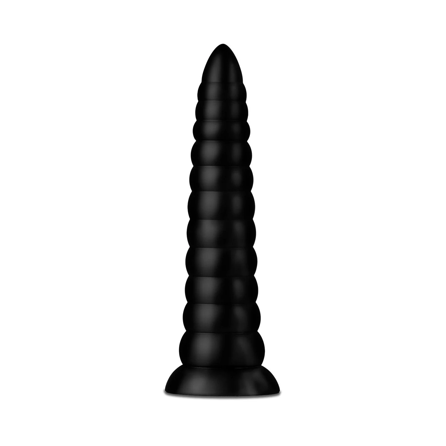 Grote BUTTR Caterpiller Buttplug zwart voor expert gebruikers