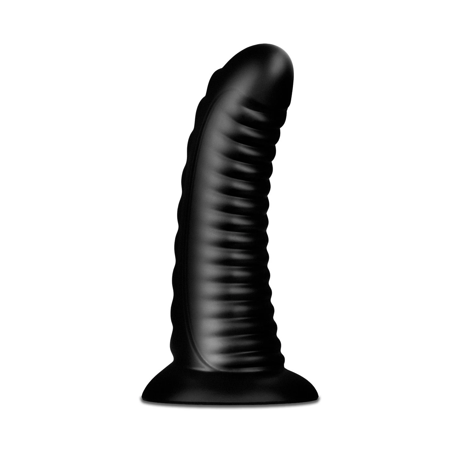 BUTTR Double Ribbed Buttplug 26 cm zwart voor intense sensaties